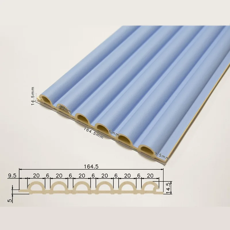 156 hult halvcirkulært 6-gitter riflet panel