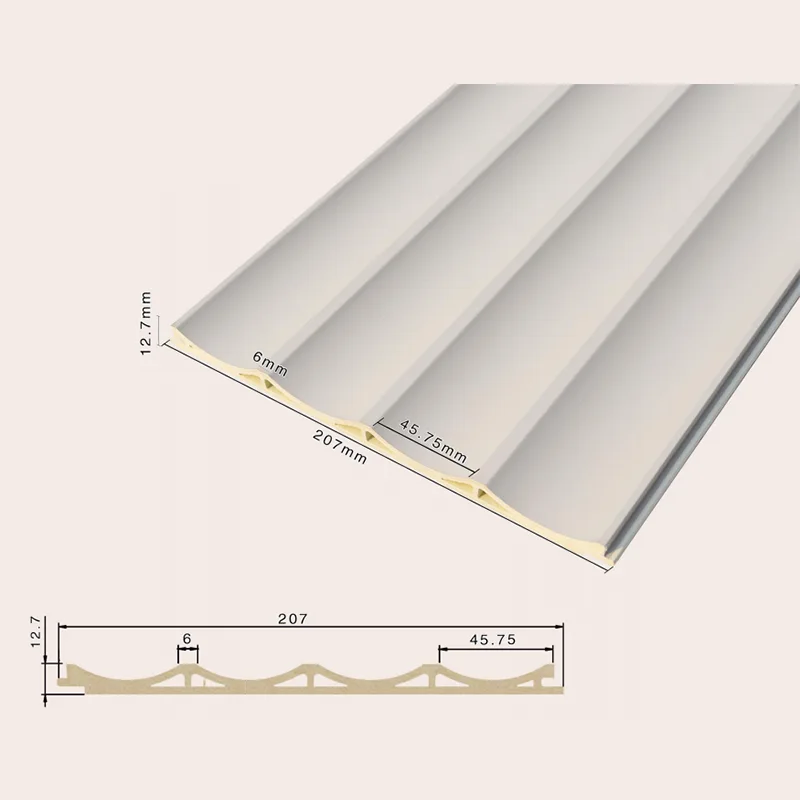 207 Hul forsænket 4-gitter riflet panel