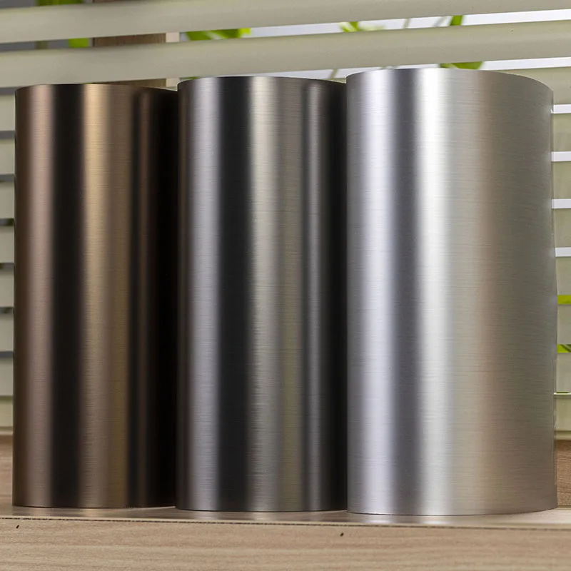 PET Metal Texture Slagfast vægplade